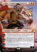 Lukka, Coppercoat Outcast (Borderless) (IKO-276) (Borderless) [Ikoria: Lair of Behemoths] Foil