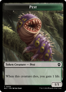 Pest (TBLC-034) [Bloomburrow Commander Tokens] Foil