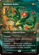 Mossborn Hydra (Borderless) (FDN-337) [Foundations] Foil