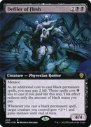 Defiler of Flesh (Extended Art) (DMU-400) [Dominaria United] Foil