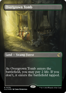 Overgrown Tomb (Borderless) (CLU-278) [Ravnica: Clue Edition] Foil
