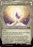 Gandalf the White (Showcase) (LTR-305) (Borderless) [The Lord of the Rings: Tales of Middle-earth]