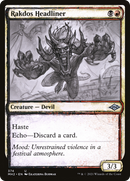 Rakdos Headliner (Showcase) (MH2-374) [Modern Horizons 2] Foil