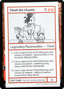 Tibalt the Chaotic (No PW Symbol) (CMB1-066) [Mystery Booster Playtest Cards 2021]