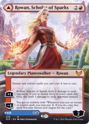 Rowan, Scholar of Sparks (Borderless) (STX-278) (Borderless) [Strixhaven: School of Mages]