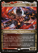 Risona, Asari Commander (Showcase) (NEO-330) [Kamigawa: Neon Dynasty] Foil