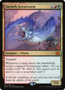 Sarinth Greatwurm (PPBRO-220) [Promo Pack: The Brothers' War Promos] Foil