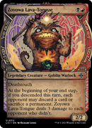 Zoyowa Lava-Tongue (Showcase) (LCI-312) [The Lost Caverns of Ixalan] Foil