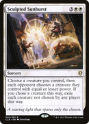 Sculpted Sunburst (CLB-042) [Commander Legends: Battle for Baldur's Gate] Foil