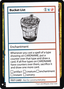 Bucket List (CMB1-089) [Mystery Booster Playtest Cards 2019]