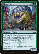 Siege Wurm (GRN-144) [Guilds of Ravnica] Foil
