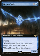 Dream Strix (Extended Art) (STX-296) [Strixhaven: School of Mages] Foil