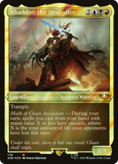 Abaddon the Despoiler (Display Commander) (Surge Foil) - Thick Stock (40K-178) [Warhammer 40,000 Commander] Foil