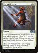 Devout Decree (M20-013) [Core Set 2020] Foil