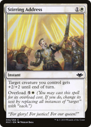 Stirring Address (MH1-032) [Modern Horizons] Foil
