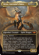 Betor, Ancestor's Voice (Borderless) (TDC-001) [Commander: Tarkir: Dragonstorm] Foil