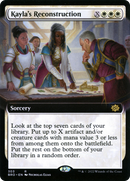 Kayla's Reconstruction (Extended Art) (BRO-303) [The Brothers' War] Foil