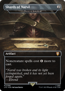 Shards of Narsil - Thorn of Amethyst (Surge Foil) (LTC-386) (Borderless) [Tales of Middle-earth Commander] Foil