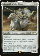 Gandalf, White Rider (UMP-002) [Tales of Middle-earth Deluxe Commander Kit] Foil