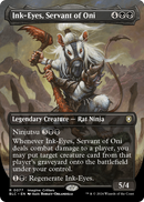 Ink-Eyes, Servant of Oni (Borderless) (BLC-077) [Bloomburrow Commander]