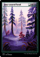 Snow-Covered Forest (PixelSnowLands.jpg) (SLD-329) [Secret Lair Drop] Etched Foil