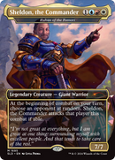 Sheldon, the Commander - Ruhan of the Fomori (SLD-1695) (Borderless) [Secret Lair Drop] Foil