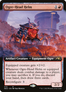 Ogre-Head Helm (Extended Art) (NEO-470) [Kamigawa: Neon Dynasty] Foil