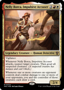 Nelly Borca, Impulsive Accuser (MKC-004) [Murders at Karlov Manor Commander] Foil