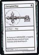 Corrupted Key (No PW Symbol) (CMB1-039) [Mystery Booster Playtest Cards 2021]