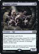Tangled Colony (PRE-113) [Wilds of Eldraine Promos] Foil