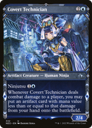 Covert Technician (Showcase) (NEO-332) [Kamigawa: Neon Dynasty] Foil