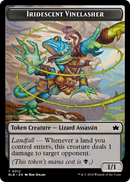 Iridescent Vinelasher Token (BLB-012) [Bloomburrow Tokens]