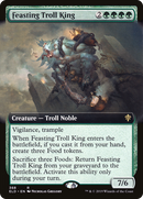 Feasting Troll King (Extended Art) (ELD-368) [Throne of Eldraine] Foil