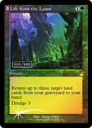 Life from the Loam (Retro Frame) (Serial Numbered) (RVR-350) [Ravnica Remastered] Foil