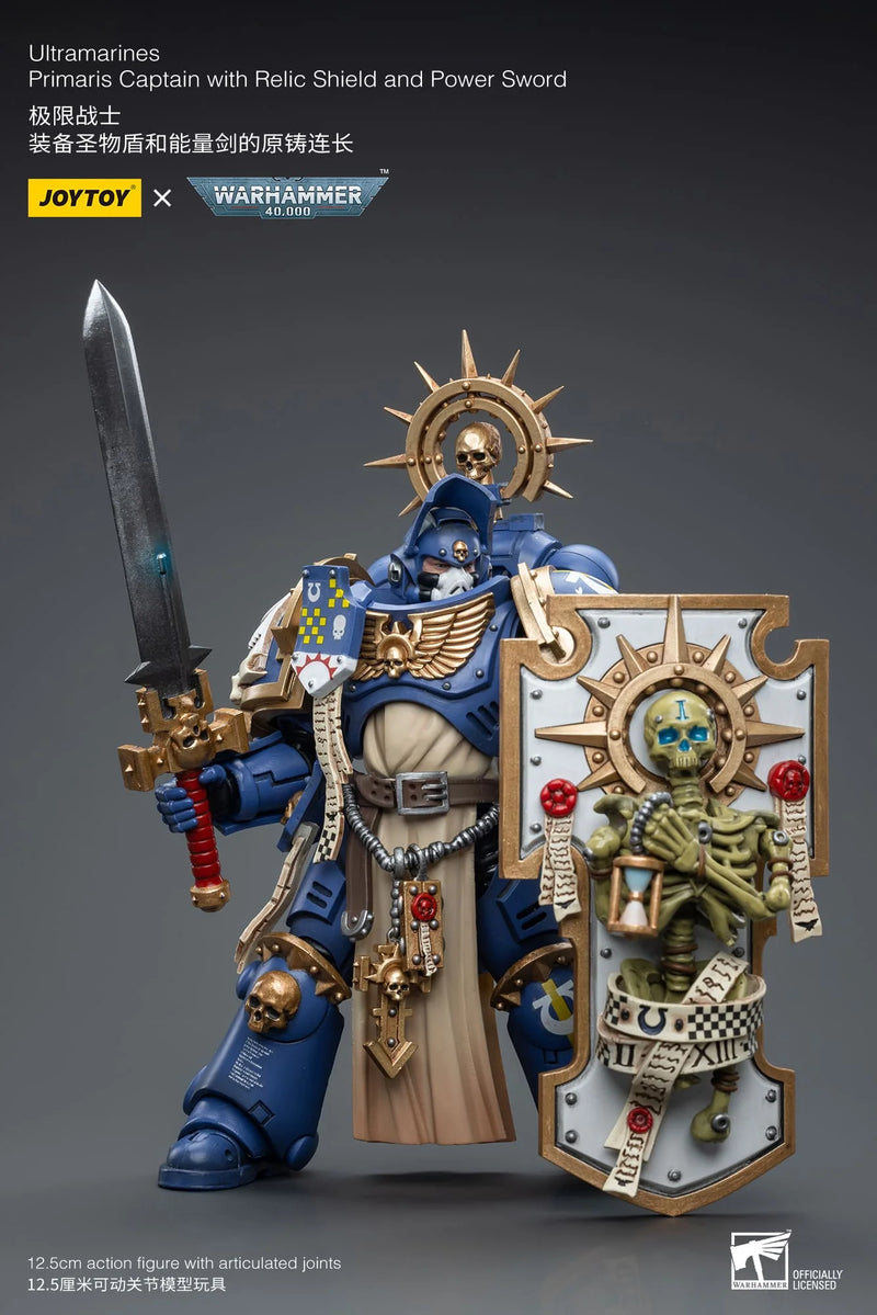 Joytoy: Ultramarines Captain with Relic Shield and Power Sword