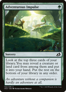 Adventurous Impulse (IKO-142) [Ikoria: Lair of Behemoths] Foil