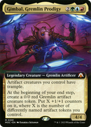 Gimbal, Gremlin Prodigy (Extended Art) (MOC-091) [March of the Machine Commander]