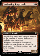 Smoldering Stagecoach (Extended Art) (OTC-066) [Outlaws of Thunder Junction Commander]