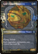Gold-Forged Thopteryx (Halo Foil) (MAT-211) (Showcase) [March of the Machine: The Aftermath] Foil