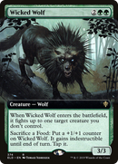 Wicked Wolf (Extended Art) (ELD-374) [Throne of Eldraine] Foil