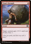 Titan's Strength (2X2-128) [Double Masters 2022] Foil