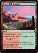 Rugged Highlands (TDM-265) [Tarkir: Dragonstorm] Foil