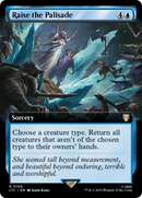 Raise the Palisade (Extended Art) (LTC-106) [Tales of Middle-earth Commander] Foil