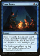 Stern Lesson (BRO-064) [The Brothers' War] Foil