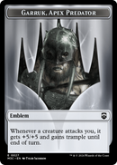 Garruk, Apex Predator Emblem (TM3C-027) [Modern Horizons 3 Commander Tokens] Foil