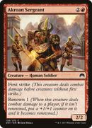 Akroan Sergeant (ORI-130) [Magic Origins] Foil