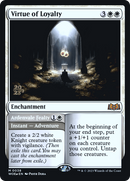 Virtue of Loyalty (PRE-038) [Wilds of Eldraine Promos] Foil