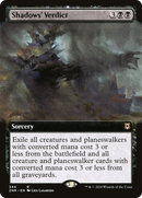Shadows' Verdict (Extended Art) (ZNR-344) [Zendikar Rising] Foil