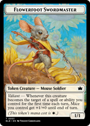 Flowerfoot Swordmaster Token (BLB-001) [Bloomburrow Tokens]