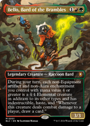 Bello, Bard of the Brambles (Borderless) (BLC-001) [Bloomburrow Commander]